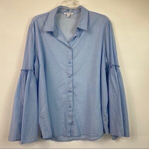 BEACHLUNCHLOUNGE Collection Blouse Button front XL